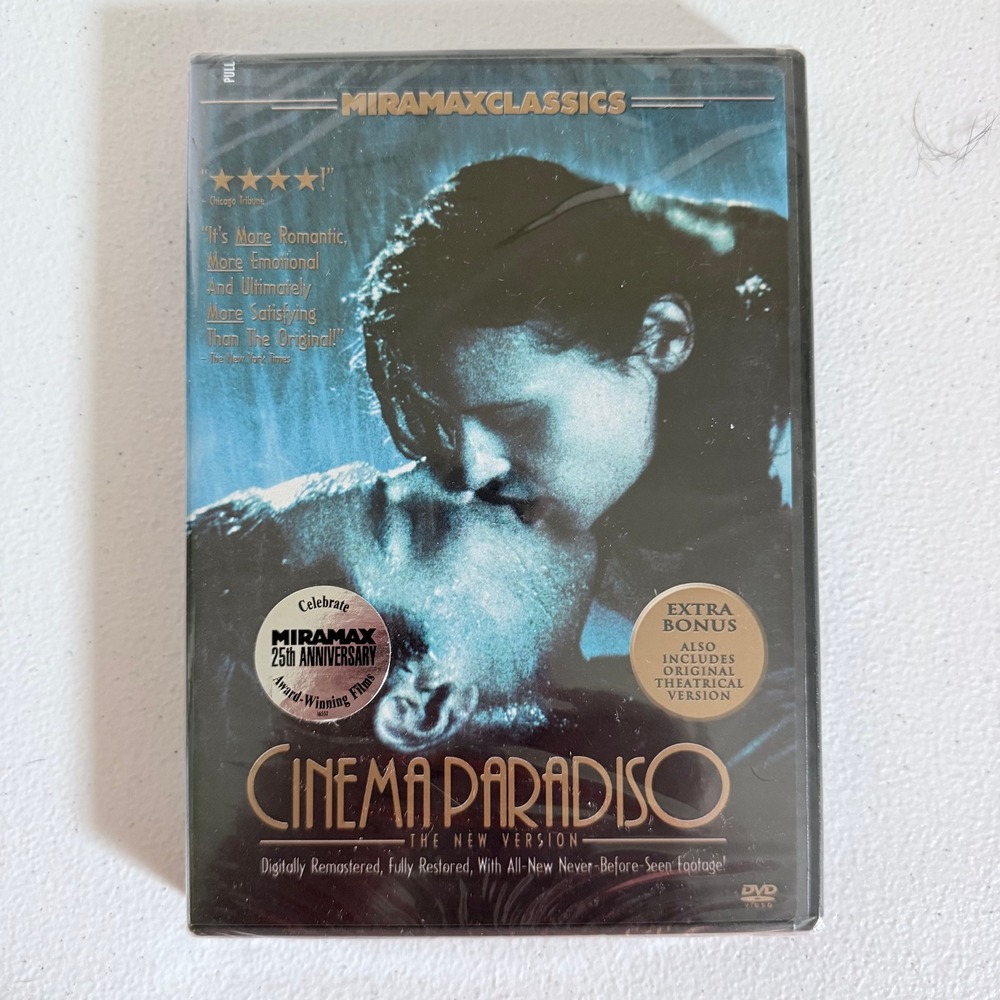 Miramax Cinema Paradiso DVD OS New Version Remastered Classic New Sealed